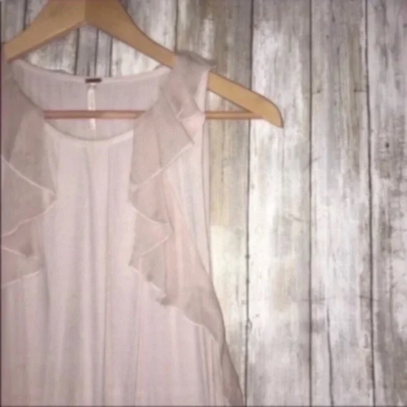 Free People Blush Ruffle Sleeveless Dress - Picture 3 of 6